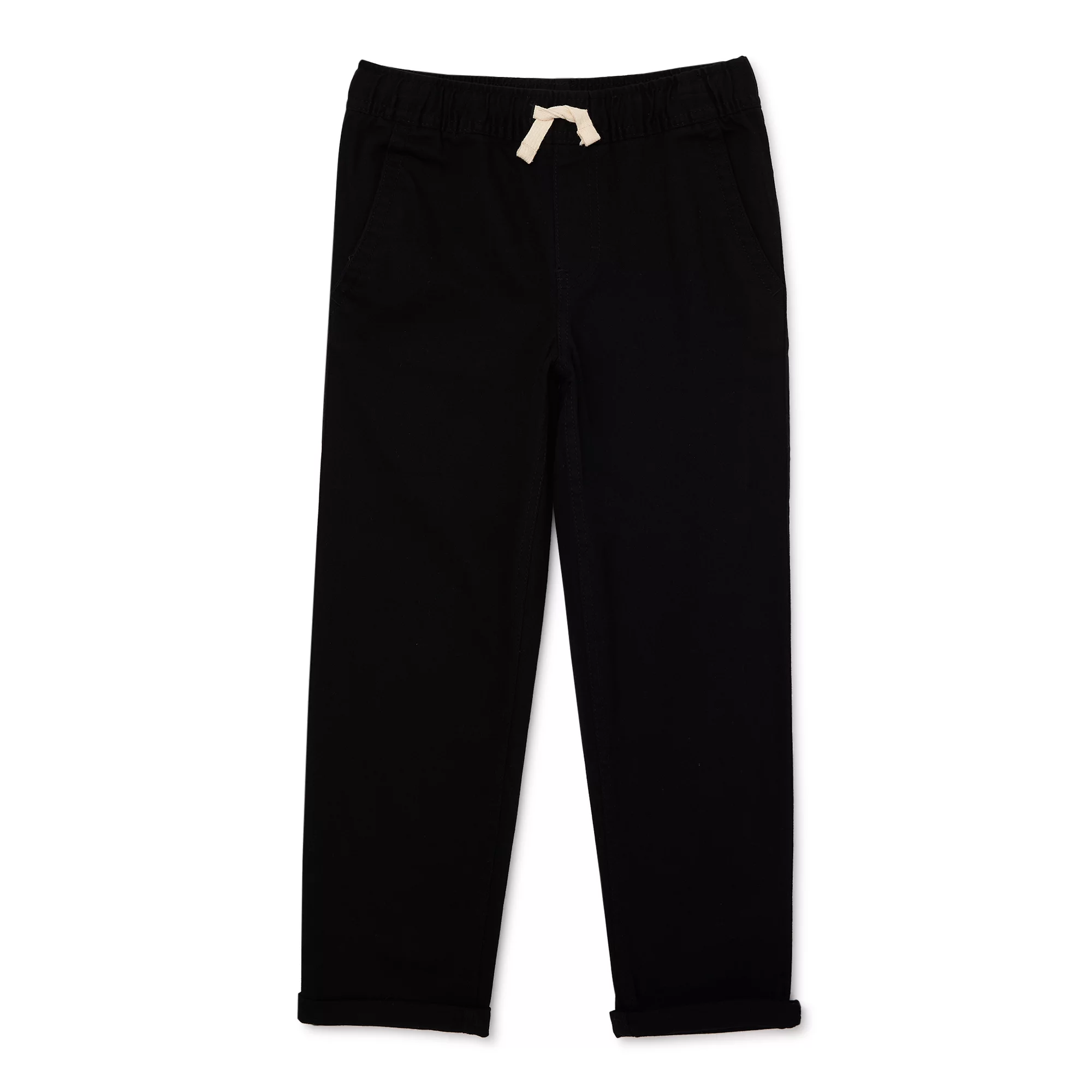 Wonder Nation Boys Woven Pull On Pants, Sizes 4-18 & Husky