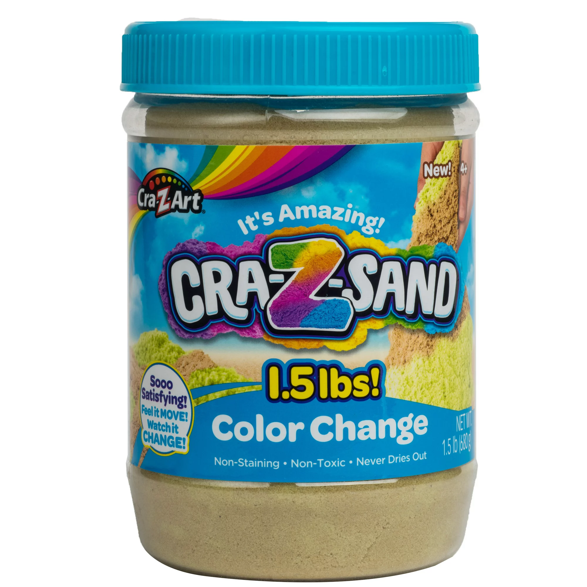 Cra-Z-Art Cra-Z-Sand Color Change Sand 1.5lbs Jar